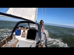 Suffolk to Amsterdam Part 1: Solo Sailing Adventure acrossed the Southern North Sea.