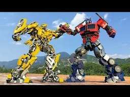 Transformers Rise Of The Beasts | Optimus Prime vs Bumblebee Final Battle [HD]