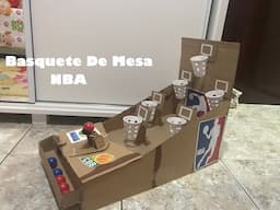 Como Fazer Jogo Basquete de Mesa (NBA Basketball)