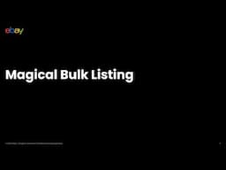 List Faster and Easier with Magical Bulk Listing