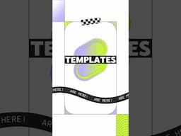 Shorts TEMPLATES are Here! 🩳✨