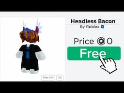 HURRY! NEW FREE HEADLESS, PLUSHIE & FREE ITEMS! 😱😳