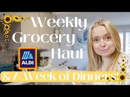 £75 Weekly Grocery Haul & all the Dinners I Made this Week! Frugal | Homeschooling family of 5 💛🌻🤑🌻💛