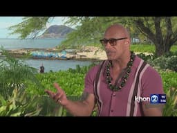 1-on-1 with The Rock ahead of Moana 2