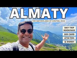 India To Almaty Trip Cost | Sim, Currency, ATM Fees, Food & Where to Stay | Kazakhstan Tour Guide