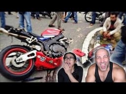 REACTING TO HORRIFIC MOTORCYCLE ACCIDENTS CAUGHT ON CAMERA