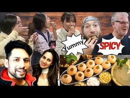 Our foreigner friends tried golgappas for the first time