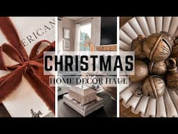 CHRISTMAS HOME DECOR HAUL || HOLIDAY || HOMEGOODS, MCGEE & CO. KIRKLANDS || 2024