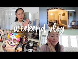 Weekend Vlog | Decorating for fall, life updates & shopping with Mami!