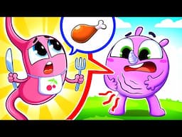 Where Does My Food Go?🍕🥦💪🏻| Songs for Kids | Toonaland| 24/7 🔴