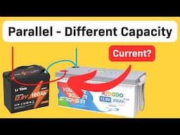 Different Capacity Batteries in Parallel - Current Sharing Explained