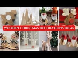 100+ Wooden Christmas Decorations / Last Minute Easy Wooden Projects for Christmas Seoson