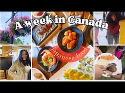 life in Canada vlog #2 👘First time skating, sushi, rolls , Arabian food, barbecue getaway and more