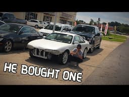 How To Get Your Friends into Drifting! - Buying his first 240sx