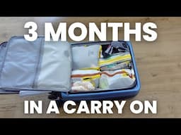 How to PACK LIGHT for a LONG TRIP (biggest mistakes & packing tips)