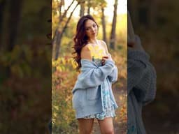 Behind the scenes of a Fall Photoshoot #portraitphotography