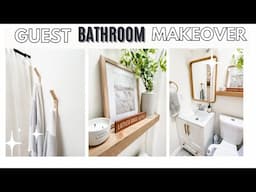 *NEW* GUEST BATHROOM MAKEOVER | BATHROOM DESIGN IDEAS | DIY