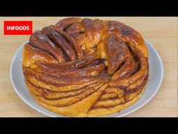 Babka Bread Recipe | How to Make Babka Bread with Cinnamon Filling | Infoods