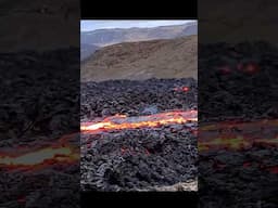 Just make it through! Lava flow. Iceland 21