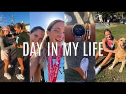 VLOG: running my 1st half marathon w/ friends!! bringing you along, recap, + more!