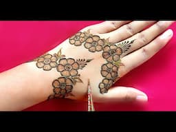 Very beautiful stylish back hand mehndi design | Back hand mehndi | mehndi design | mehndi | Mehandi