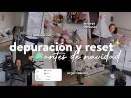 3 días de reset, depuración y limpieza antes de navidad 🧼🧹🫧✨ | Nancy Loaiza