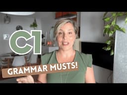 8 GRAMMAR STRUCTURES every C1 student needs- PART 1 🎓📝