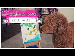 Pharaby the Painting Dog: Watch Her Create Art with Jen!  #dogartist #paintingdog  #jenandpharaby