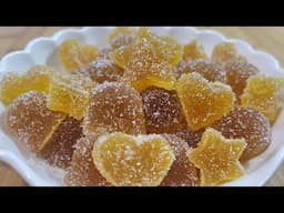 How to make Jujubes - Passion Fruit flavor. Quick & Easy recipe.  #jujubee #gummies #exoticspices