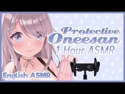 ♡ 1 Hour of Protective Oneesan ASMR ♡ [Washing Your Hair] [Crunchy Sounds]