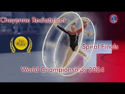 Cheyenne Rechsteiner World Championships 2024 in Gymwheel Woman Spiral Finals 1st Place