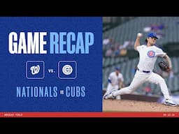 Game Highlights: Cubs blank the Nationals! | 9/22/24