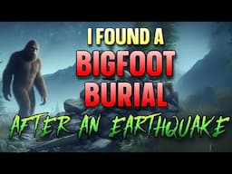 I FOUND A BIGFOOT BURIAL AFTER AN EARTHQUAKE