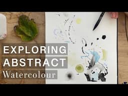 Contemporary Abstract Watercolour Demonstration | Nature Inspired