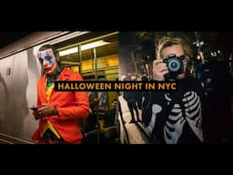 A Wild Night of Street Photography on Halloween in NYC // Absolute Chaos // Canon T7i