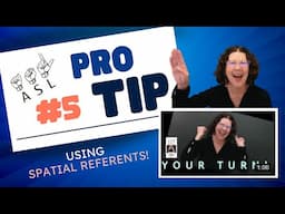 ASL ProTip#5  Spacial referents for timeframes #shorts