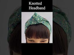 Knotted Headband DIY #diy #handmade #headband