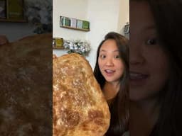 Make GIANT bread with me + viral sandwich! #food #foodie #recipe