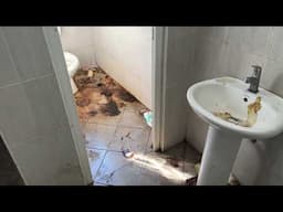 Bathroom at the border crossing between Montenegro and Croatia. Total hell!!!!! - Montenegro - ECTV