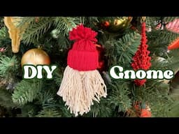 DIY Gnome Ornament (Quick and Easy!)