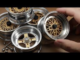 Building a Collection of Classic JDM Wheels From the 80s | 1/6 Aoshima