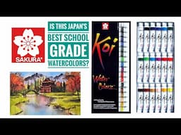 Sakura Koi Watercolors Review : Better than the Koi Pocket Field Sketch Box