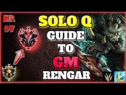 Picking up Mechanics | Solo Q to Grandmasters Episode #7 | WILD RIFT Crit Rengar Jungle Gameplay