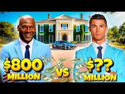 Cristiano Ronaldo vs Michael Jordan - Who is RICHER?