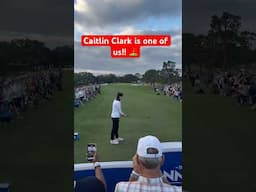 Caitlin Clark is one of us! #golf #caitlinclark