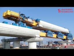 Modern Bridge Construction Secrets Revealed - Heavy Equipment Machine Road Construction