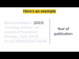 RMIT Harvard: Referencing journal articles