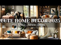 Cute Home Decor Ideas 2025 | Modern Interior Designs to Inspire You | Interior Design Trends 2025