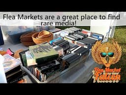 Flea Markets hunting for rare DVDs Horror VHS Soundtrack Records + Video Games