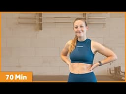 1000 CALORIE HIIT Workout | 70 Minutes | No Equipment